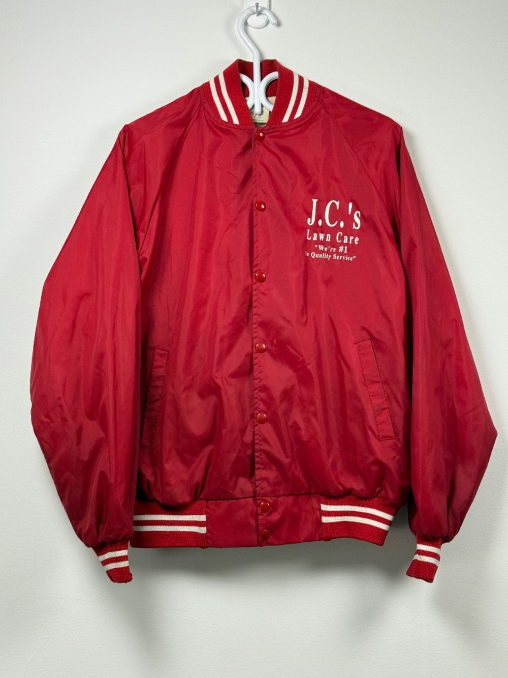 Vintage 80s 90s J.C'S Lawn Care made in usa by Hanco size Large